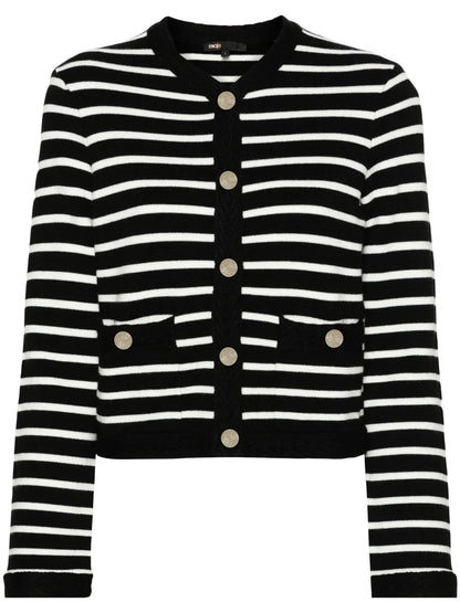 Striped Knit Cardigan