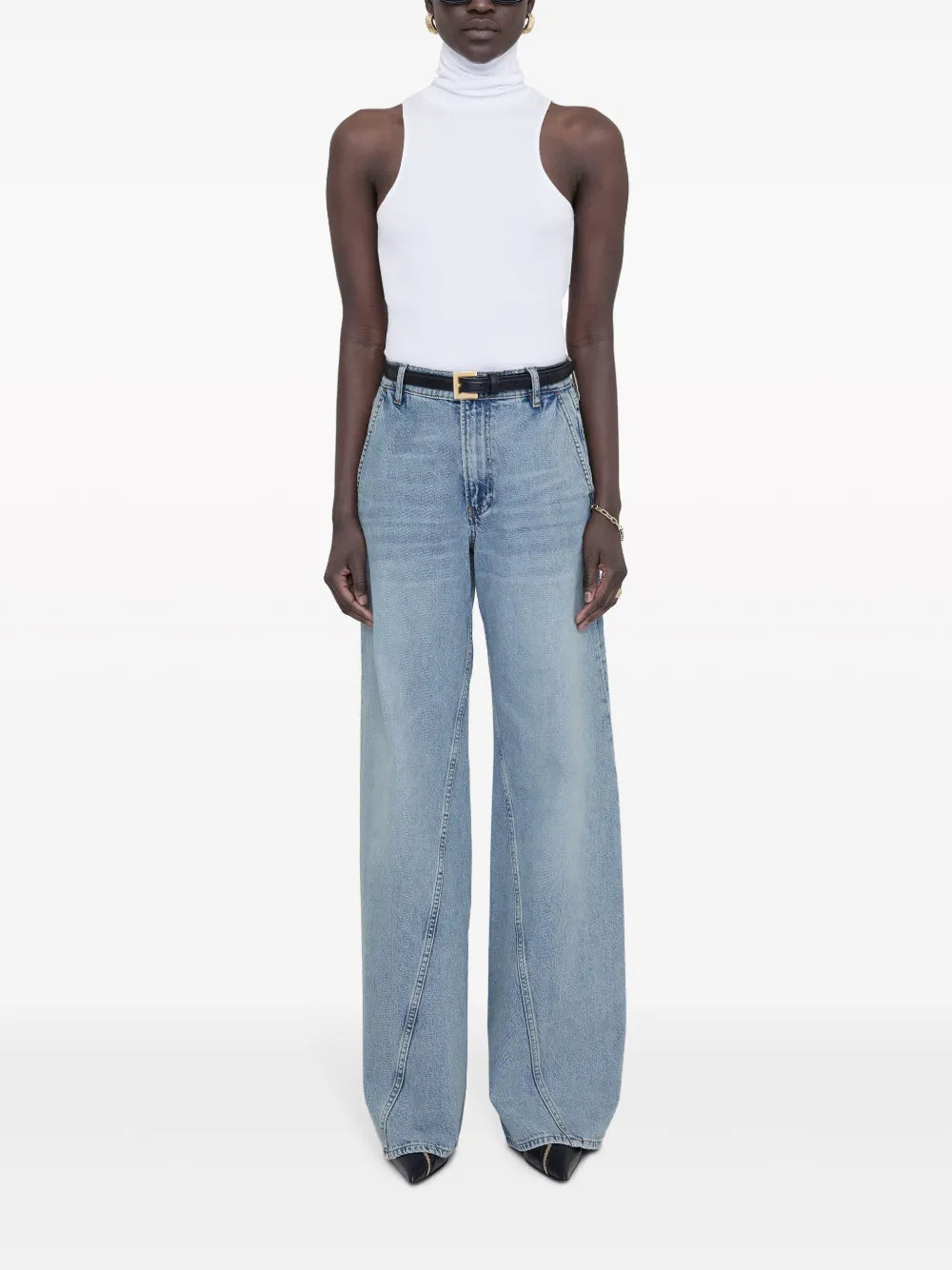 Briley High-Rise Wide-Leg Jeans