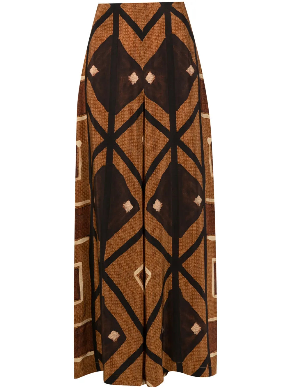 Geometric-Print Palazzo Pants