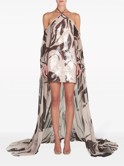 Kavya Sequin-Embellished Dress