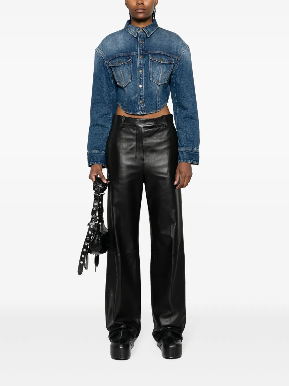 Classic-Collar Cotton Shirt