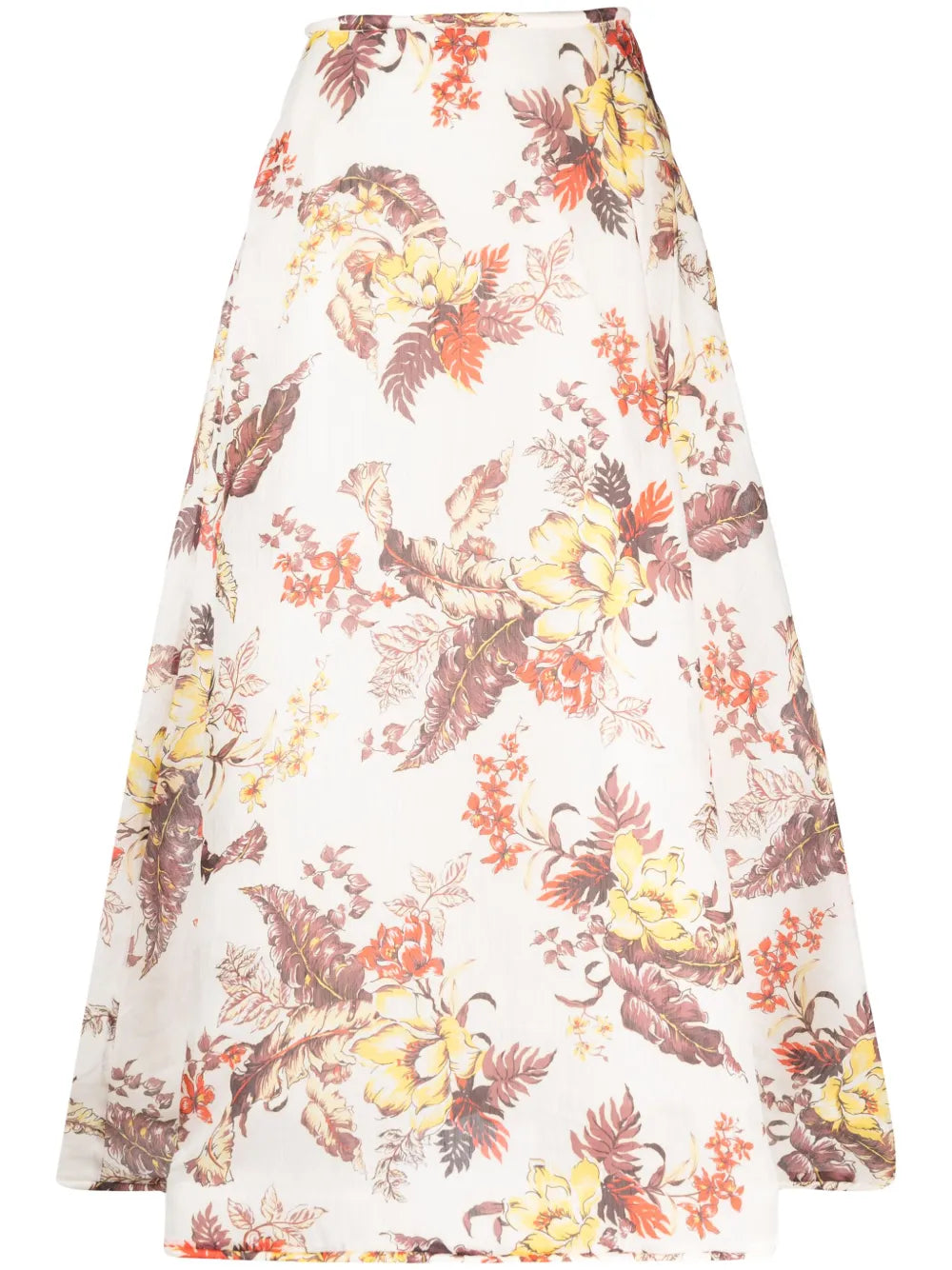 Matchmaker Floral-Print A-Line Skirt