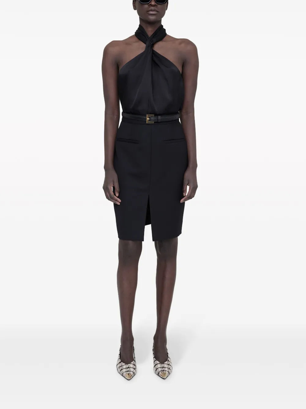 Vena Front-Slit Skirt