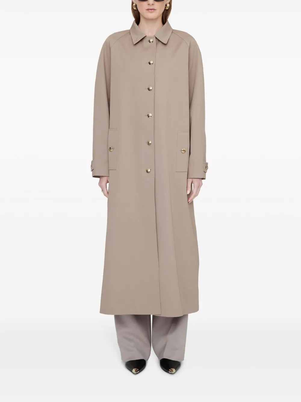 Randy Classic-Collar Trench Coat