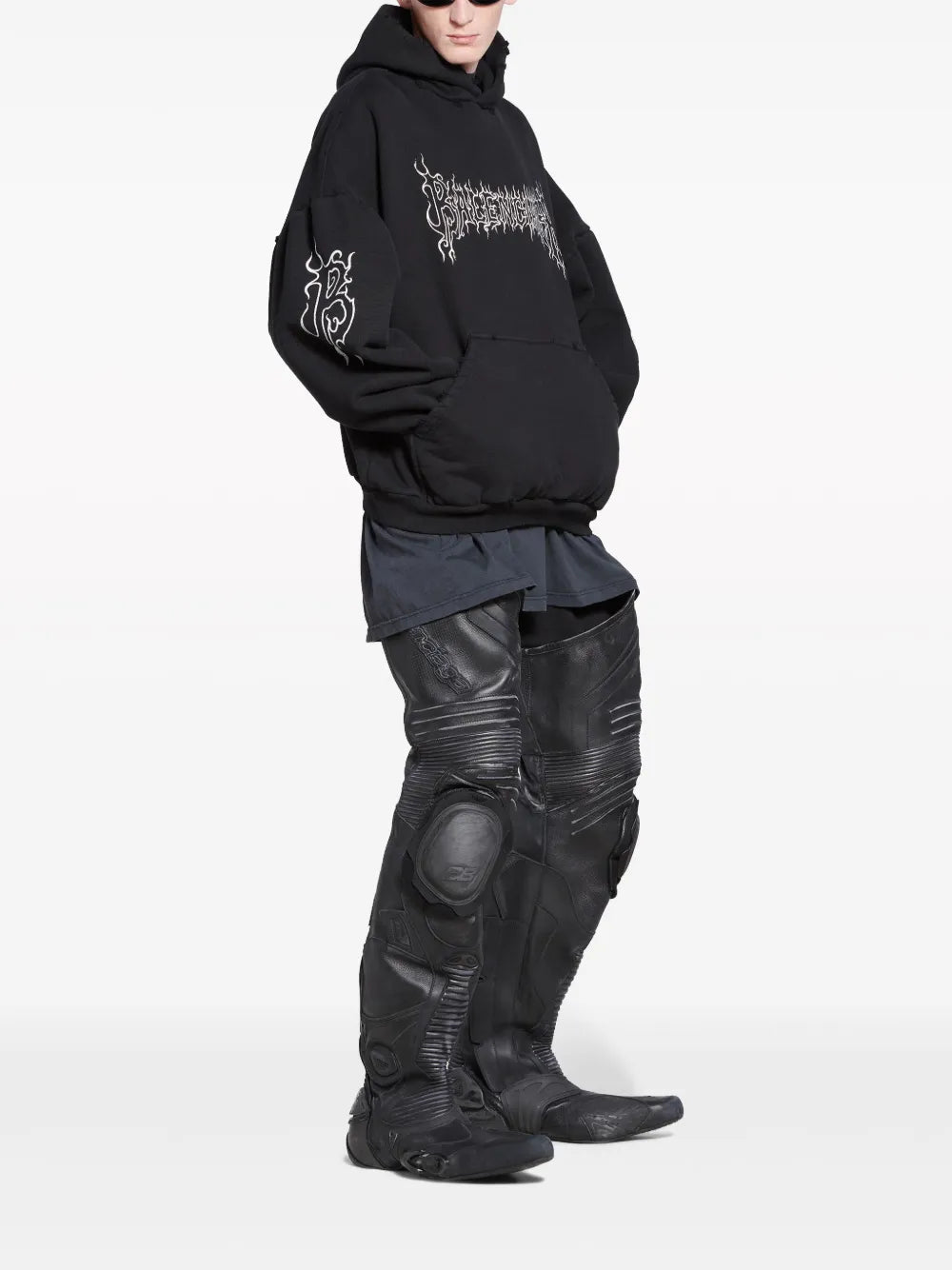 Darkwave Logo-Print Hoodie