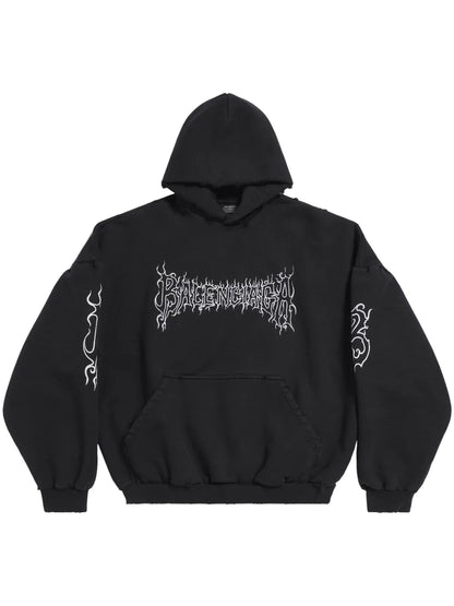 Darkwave Logo-Print Hoodie