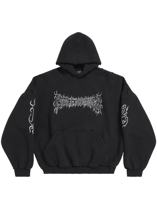Darkwave Logo-Print Hoodie