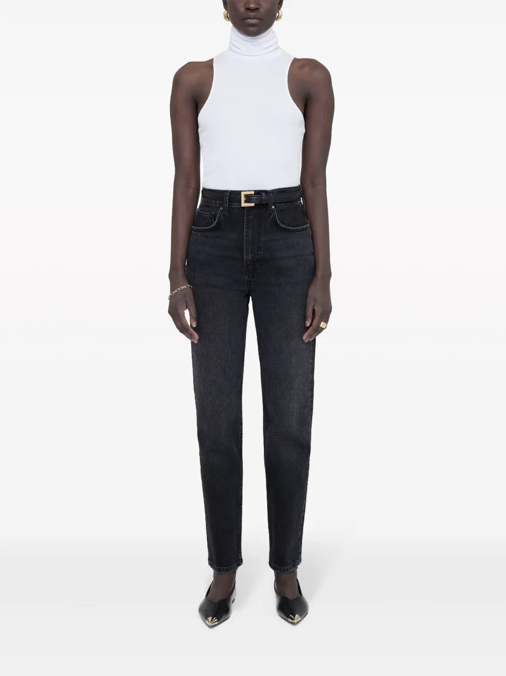 Bry High-Rise Slim-Cut Jeans