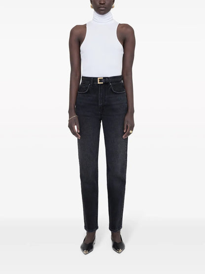 Bry High-Rise Slim-Cut Jeans