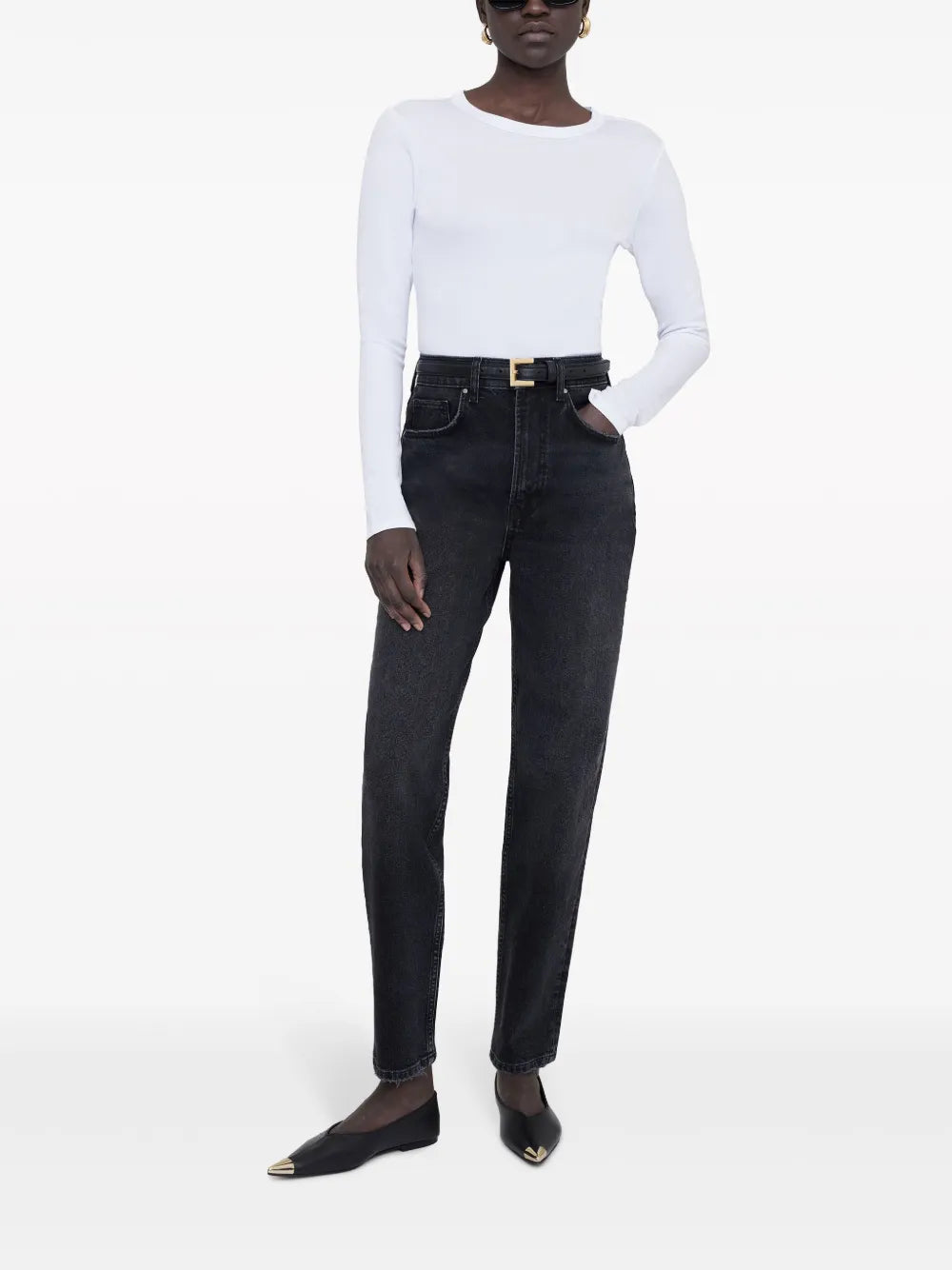 Jane Logo-Plaque Blouse