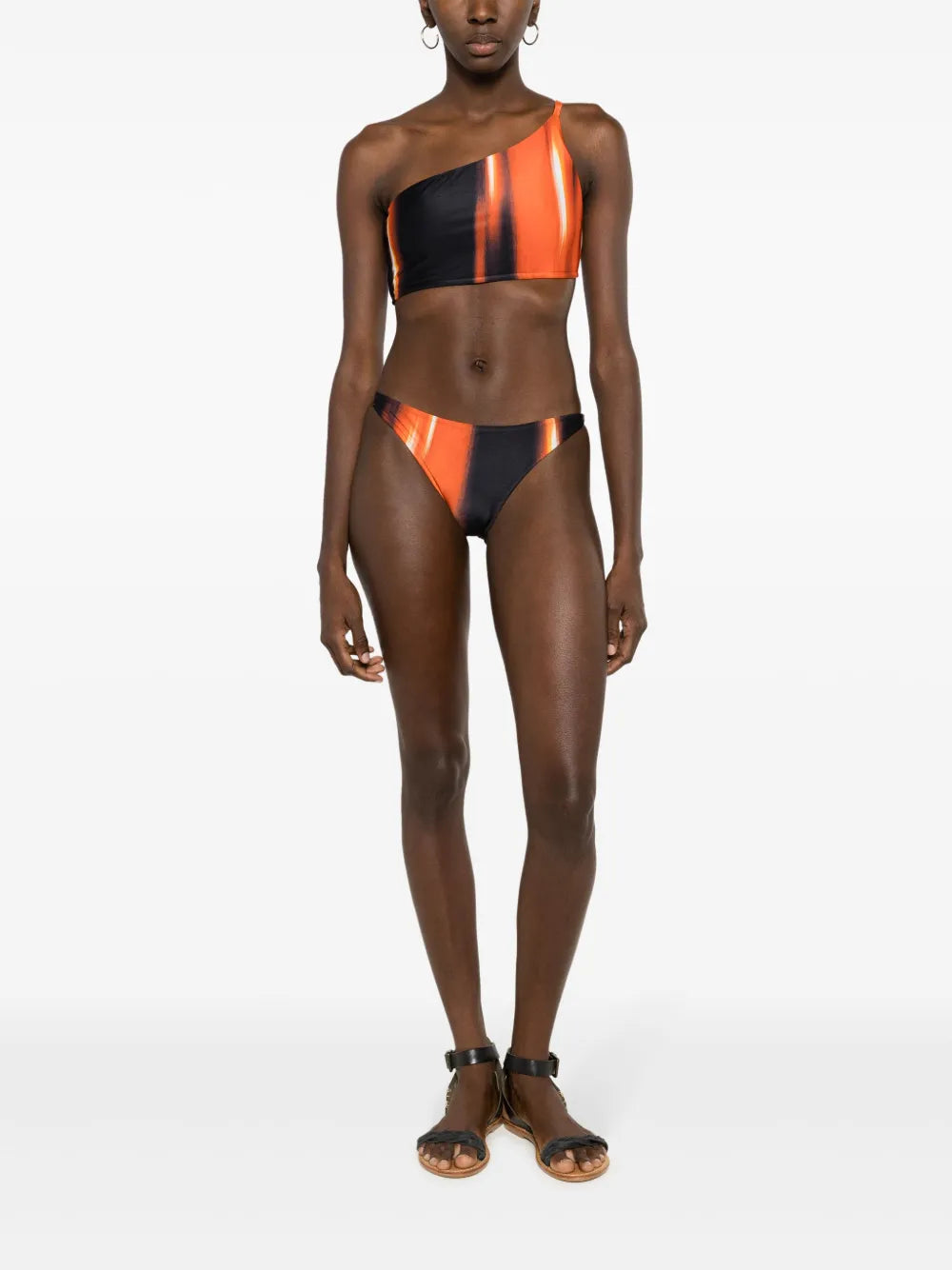 Two-Tone Bikini Bottoms