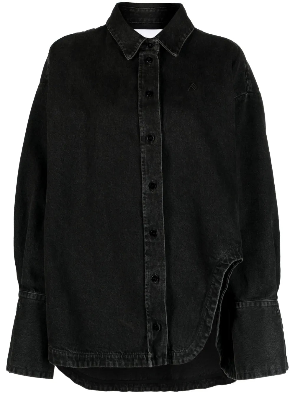 Diana Logo-Embroidered Denim Shirt