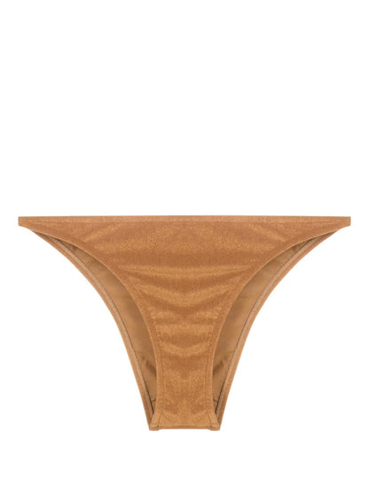 Textured Low-Rise Bikini Bottoms