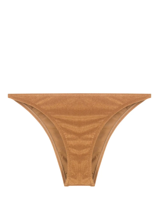 Textured Low-Rise Bikini Bottoms