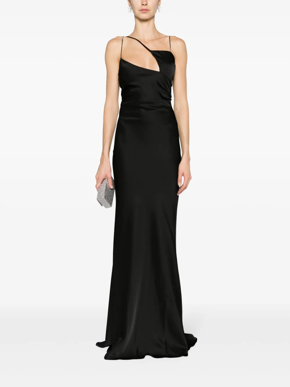Melva Cut-Out Satin Gown