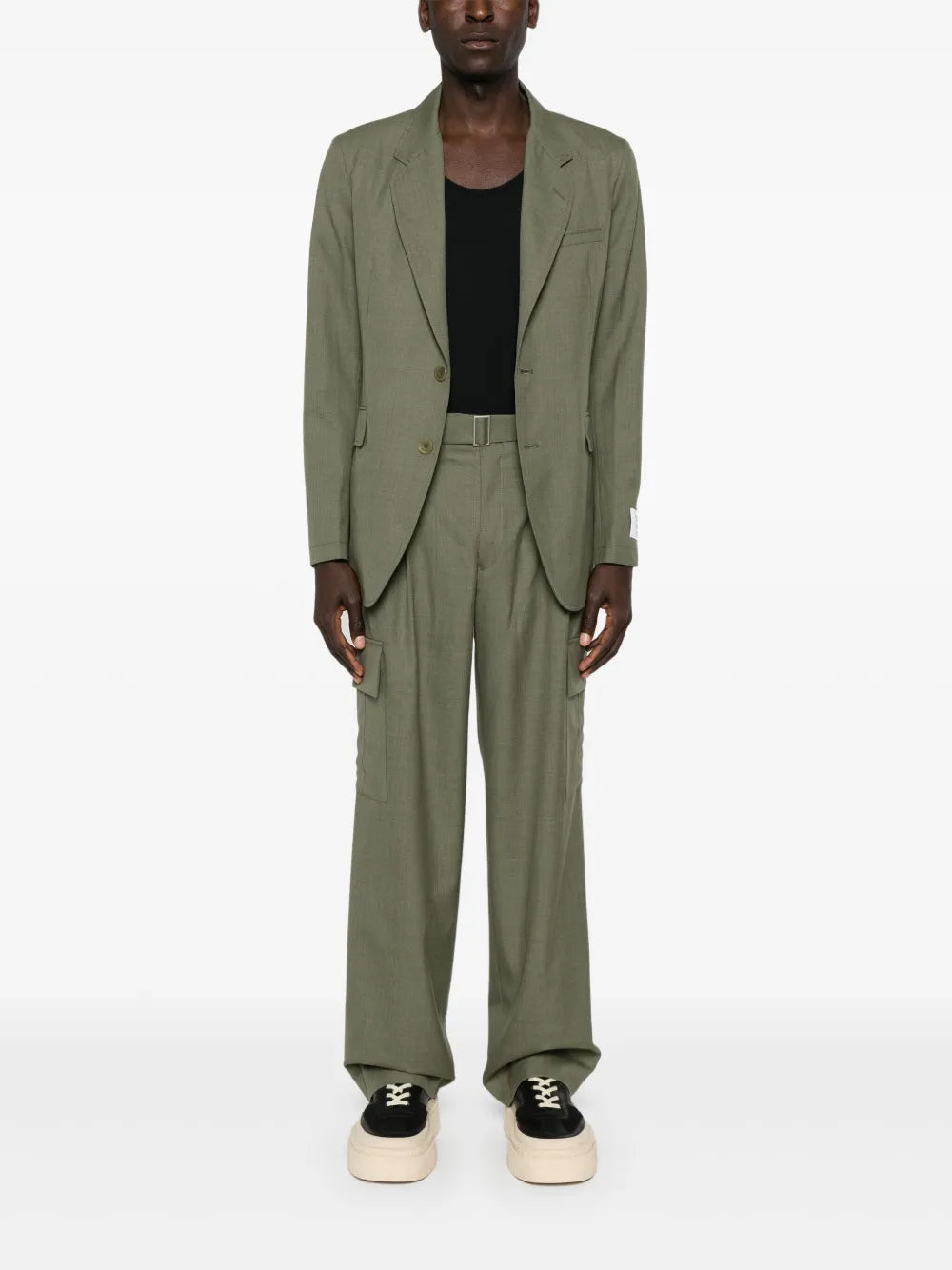 Plane Suiting Virgin Wool Blazer
