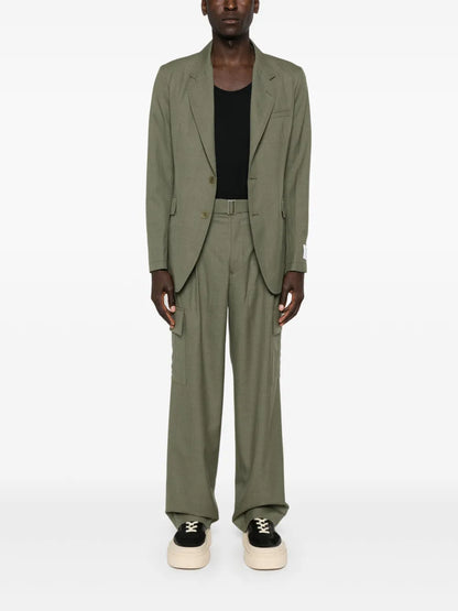 Plane Suiting Virgin Wool Blazer