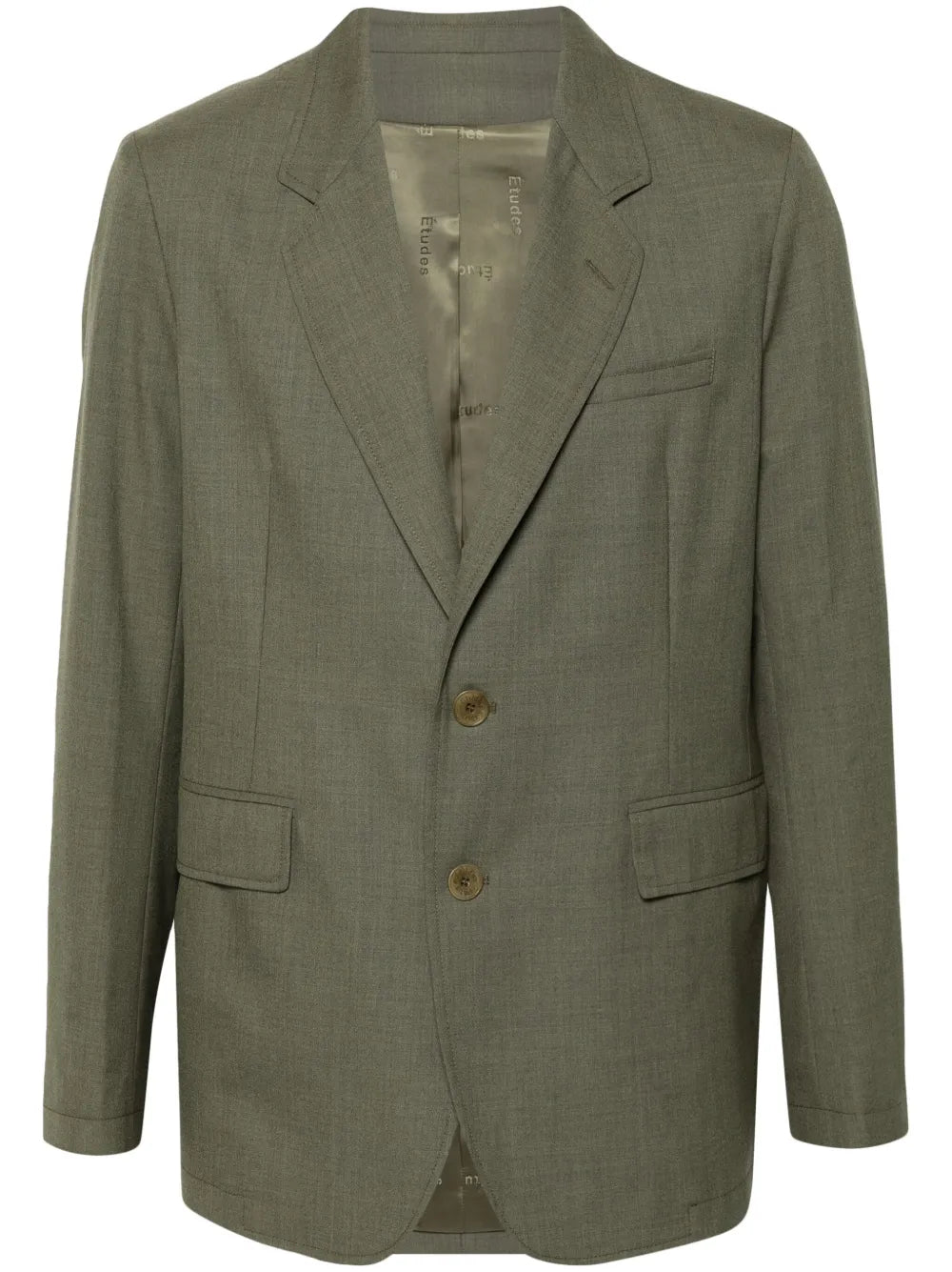 Plane Suiting Virgin Wool Blazer