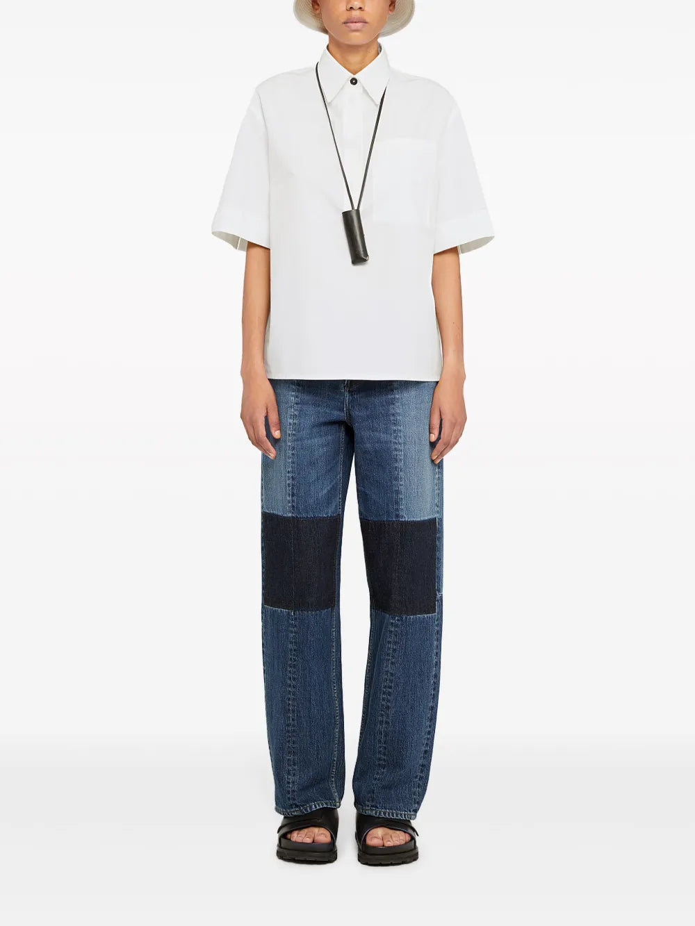 Half-Sleeve Cotton Polo Shirt