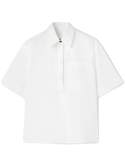 Half-Sleeve Cotton Polo Shirt