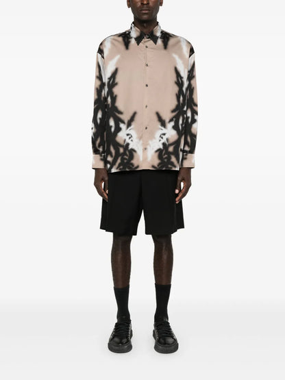 Illusion Thorn-Print Shirt