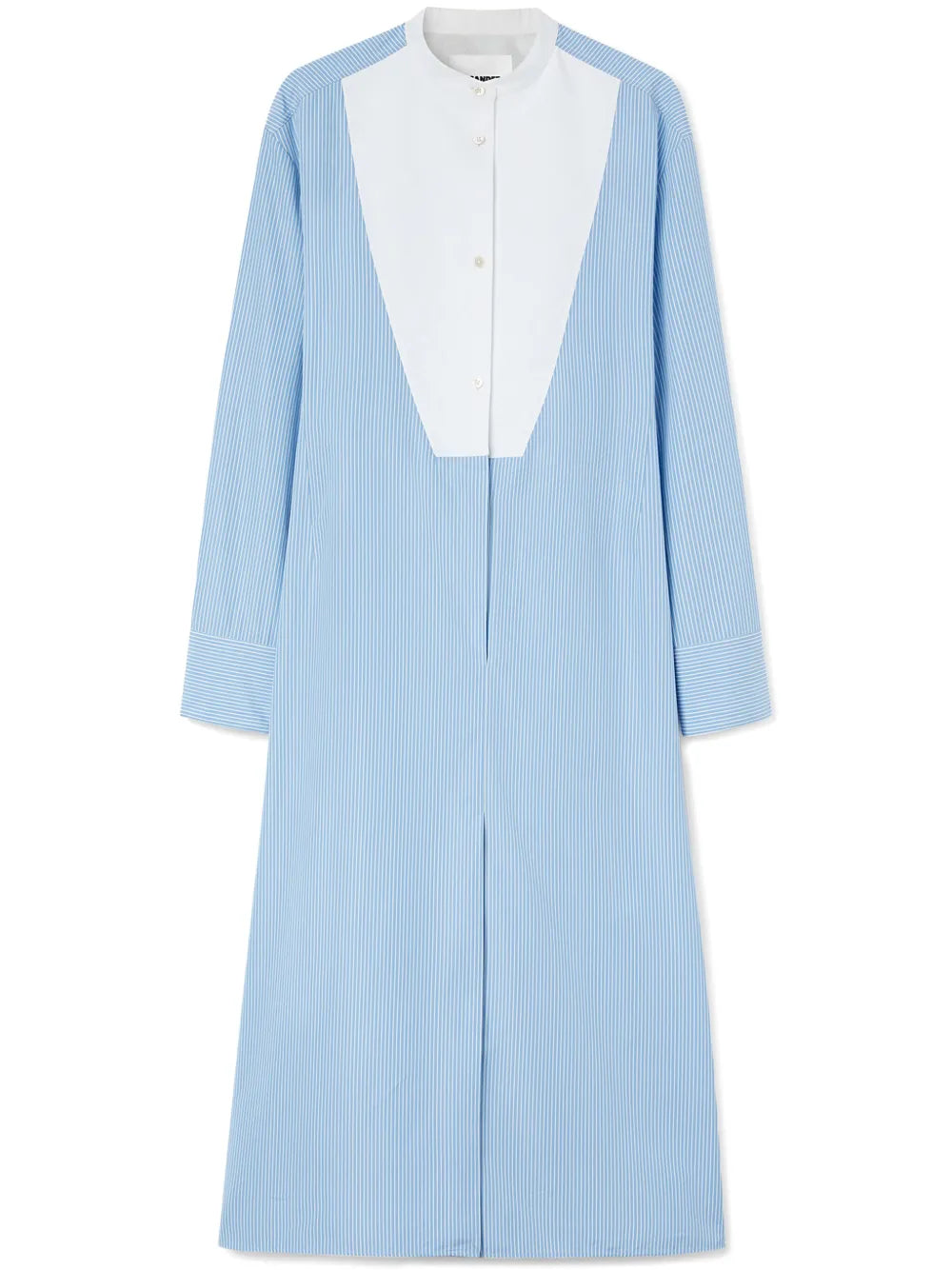 Plastron Poplin Shirtdress