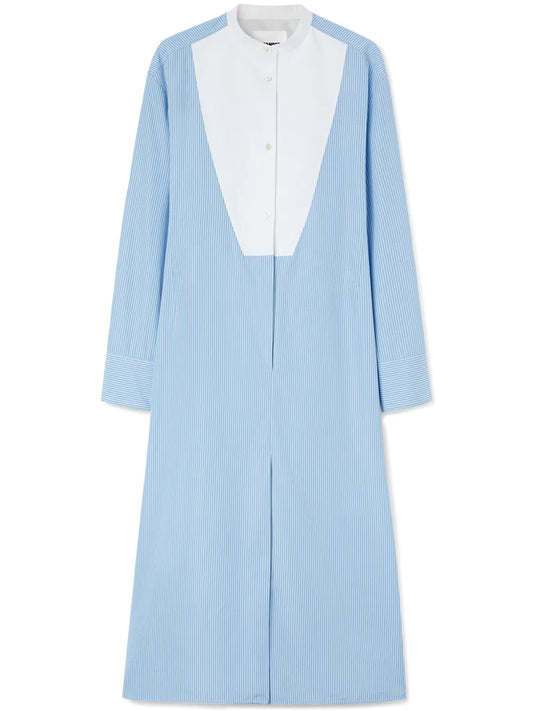 Plastron Poplin Shirtdress