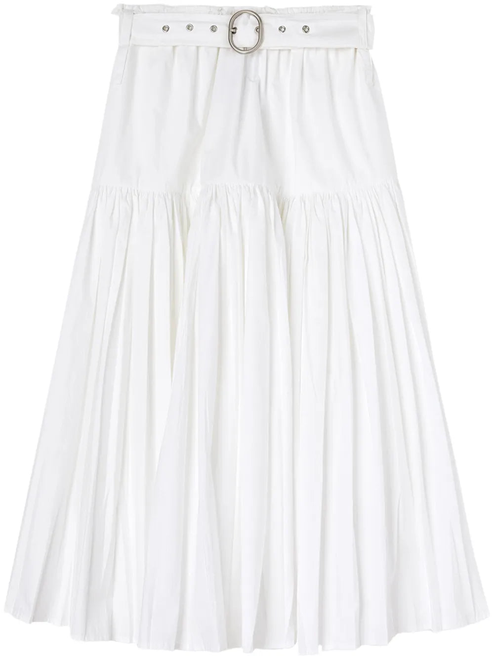 Pleated Midi Skirt