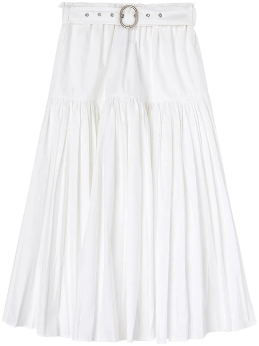 Pleated Midi Skirt