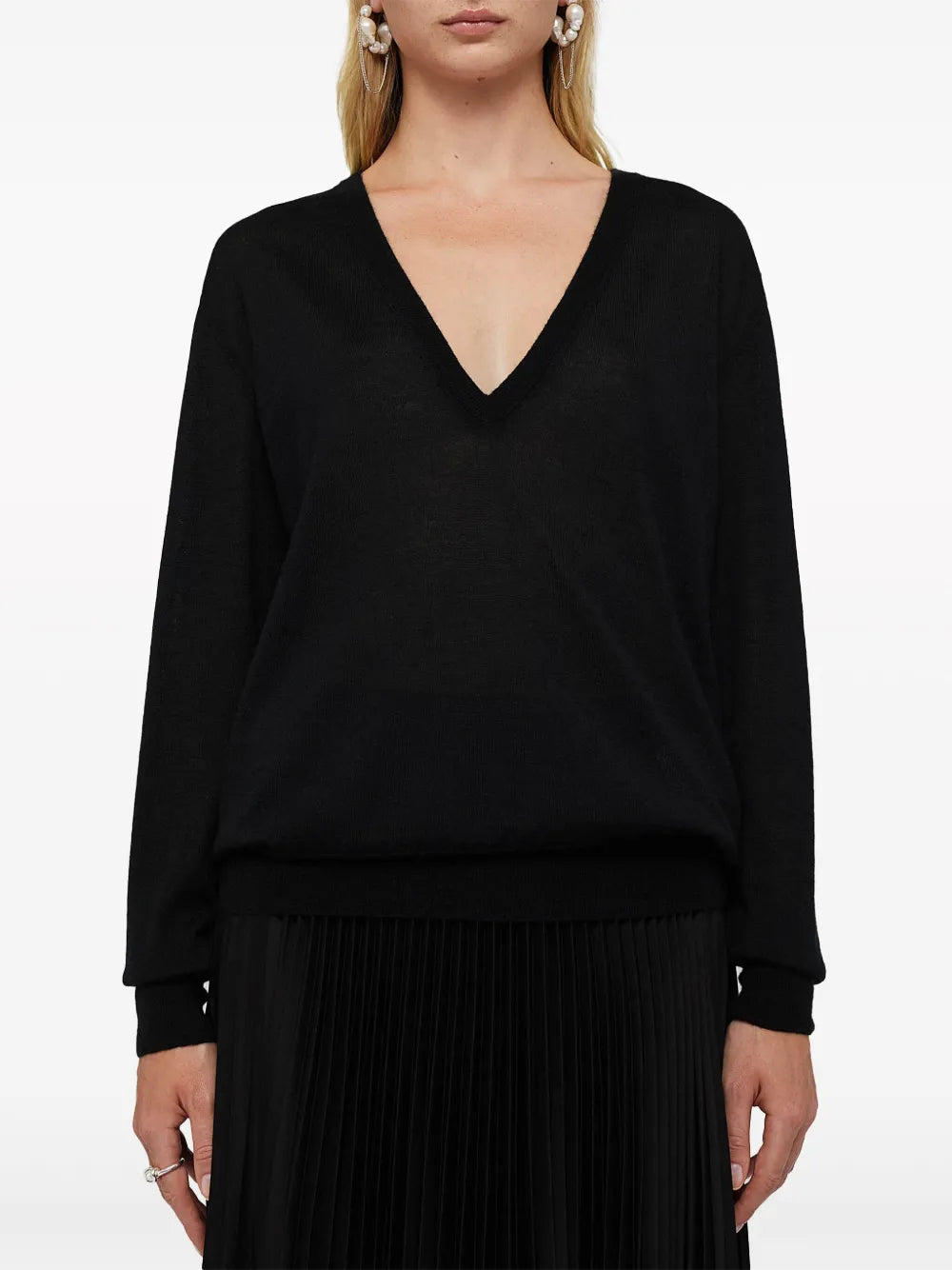 V-Neck Cashmere Top