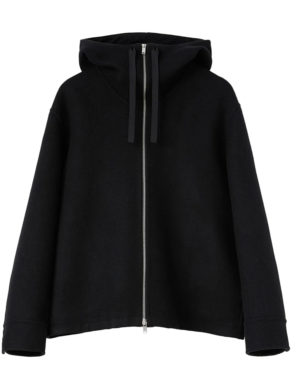 Hooded Virgin Wool-Blend Jacket