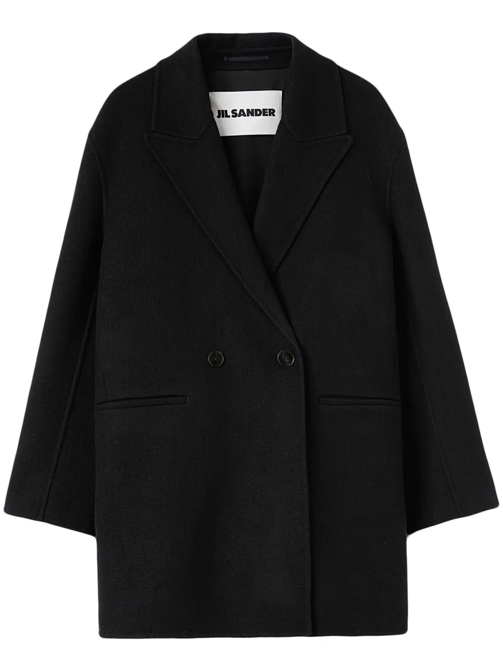 Double-Breasted Virgin Wool Coat