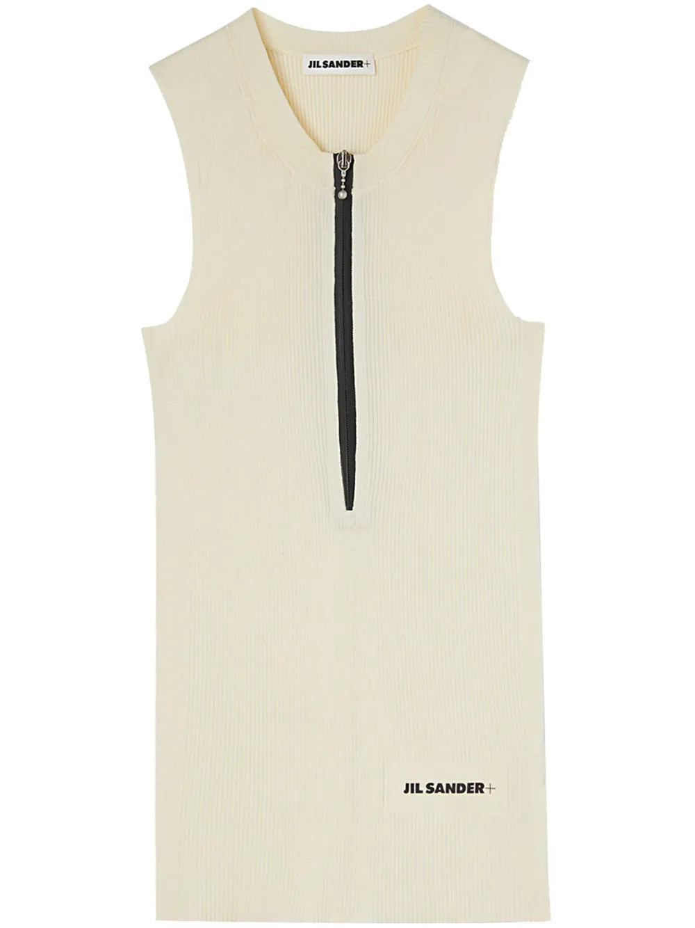 Logo-Print Fine-Ribbed Tank Top