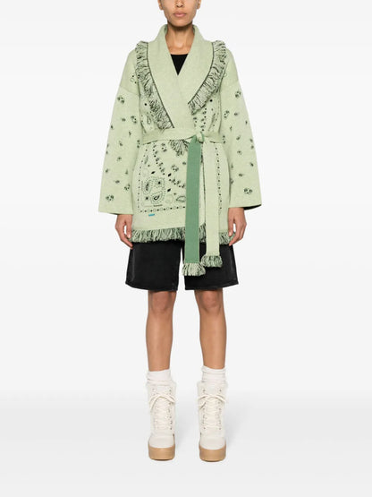 Bandana Jacquard Cardigan