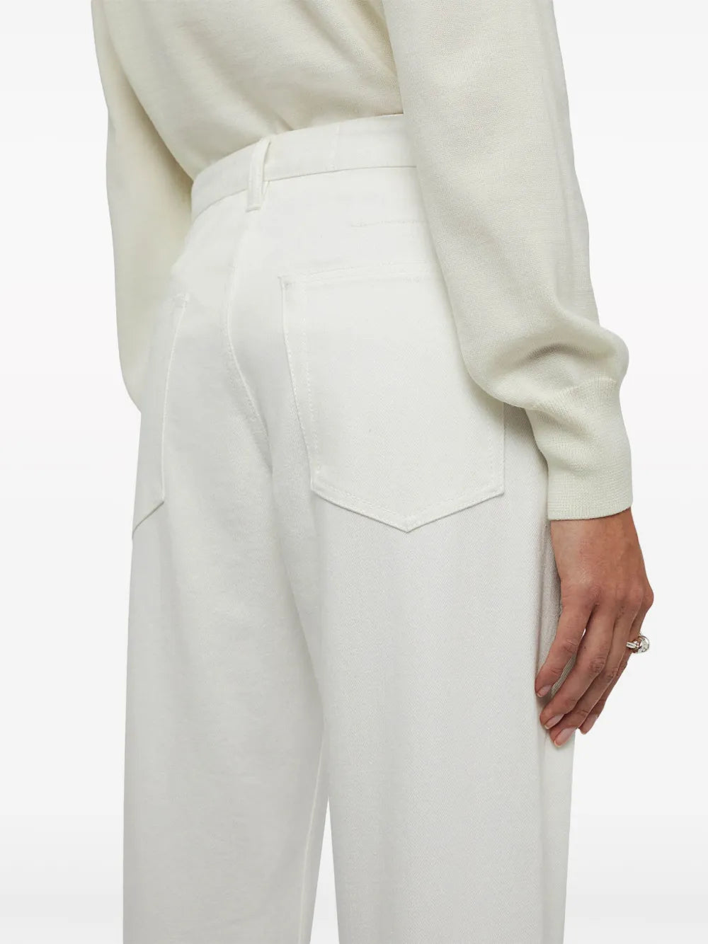 Cropped Straight-Leg Jeans