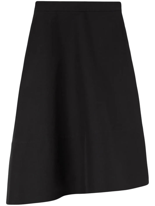 Asymmetric Midi Skirt