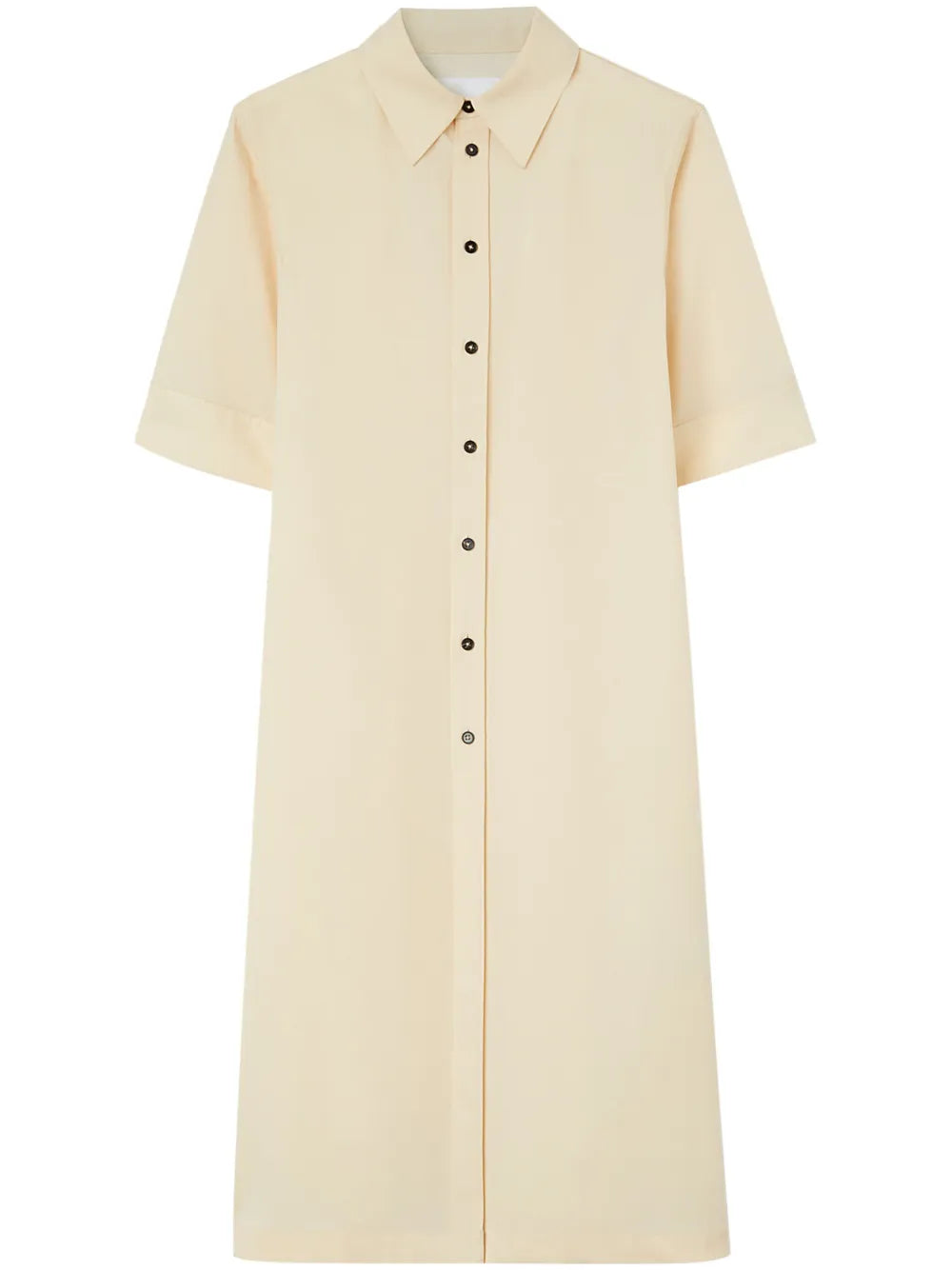Wool Gabardine Long Shirt