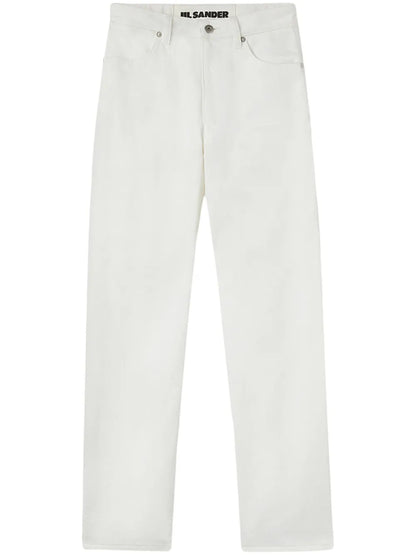 Cropped Straight-Leg Jeans