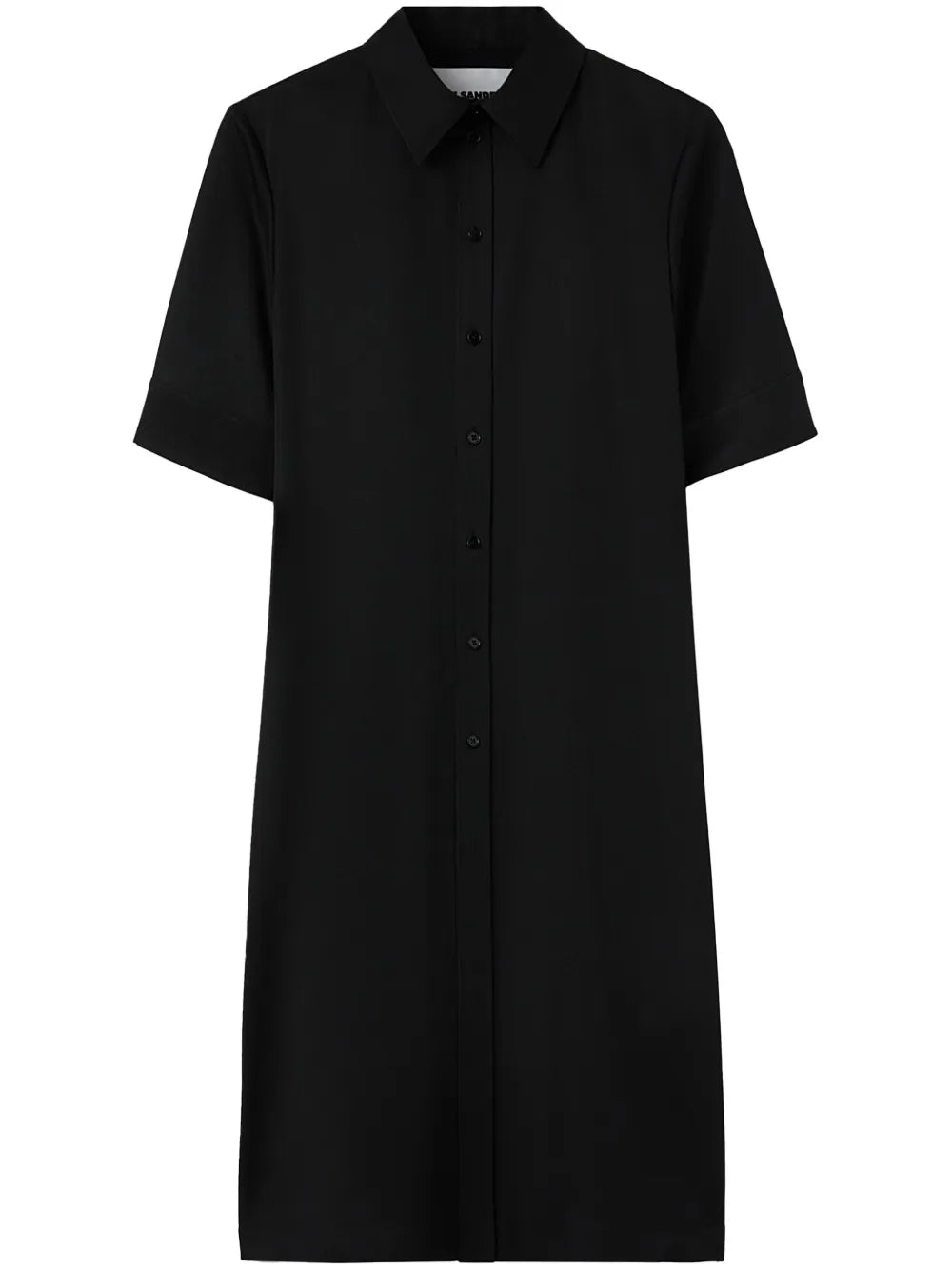 Wool Gabardine Long Shirt