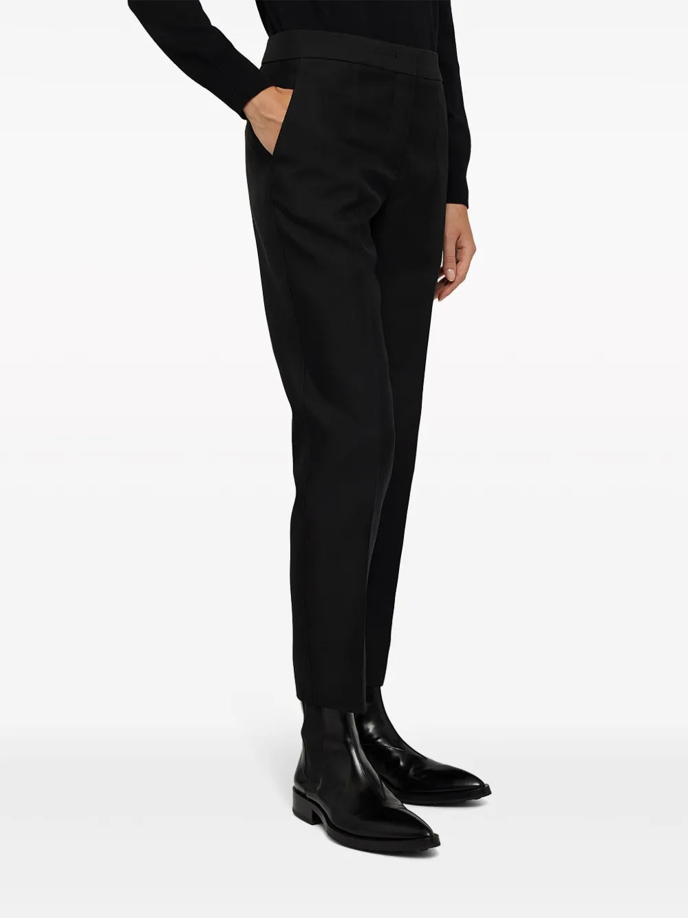 Cropped Tailored Trousers