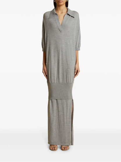 The Rue Fine-Knit Maxi Dress