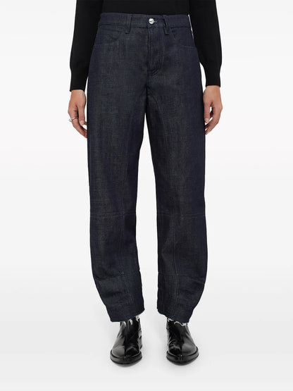 Cropped Tapered Jeans