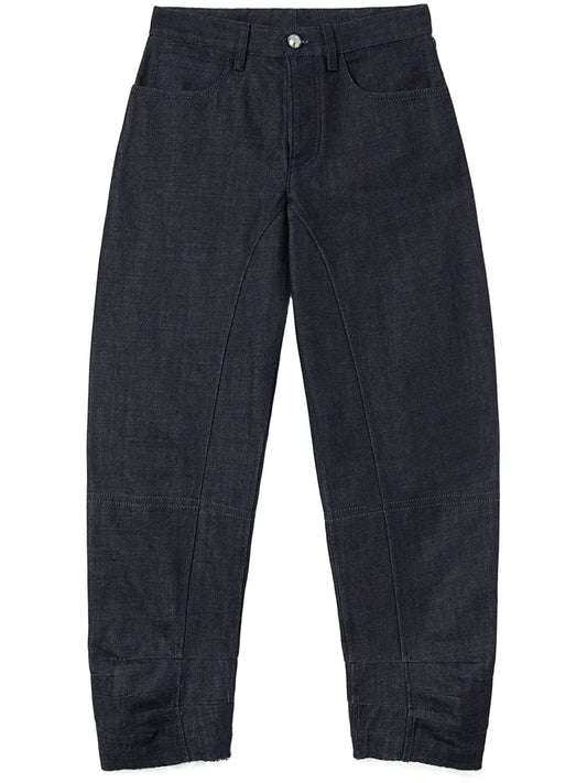 Cropped Tapered Jeans