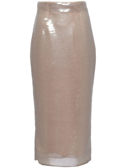 Sequinned Midi Skirt