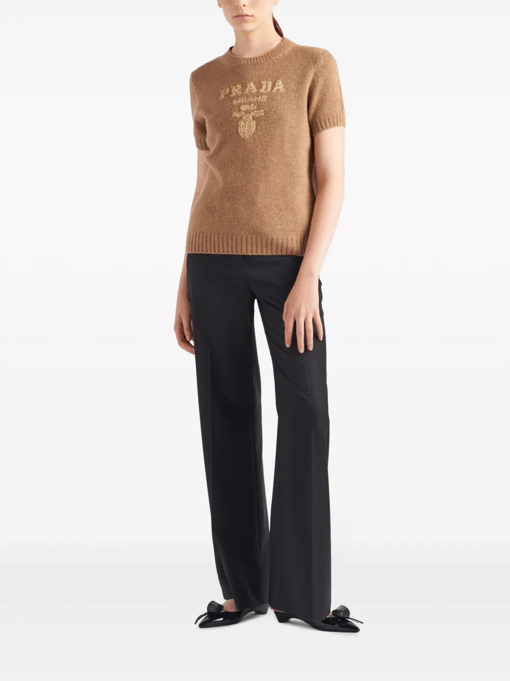 Logo-Intarsia Cashmere-Blend Jumper