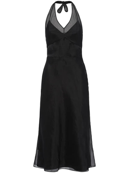 Re-Edition 1995 Organza Halterneck Dress