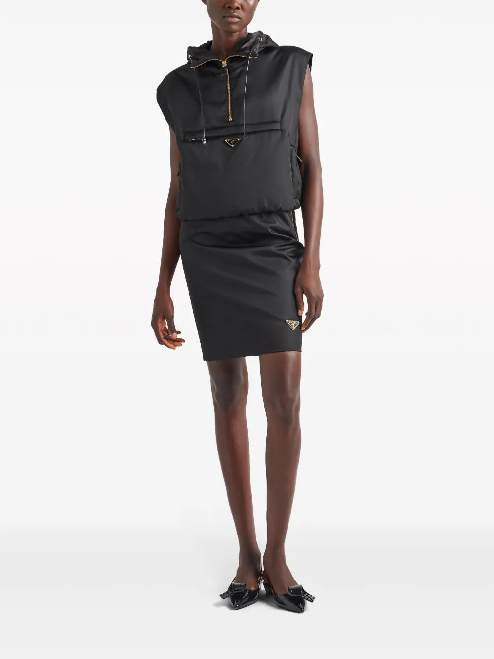 Re-Nylon Pencil Skirt