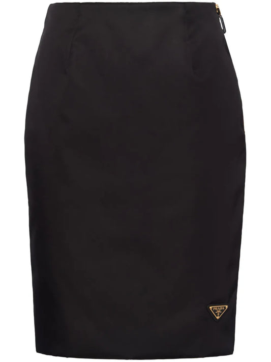 Re-Nylon Pencil Skirt