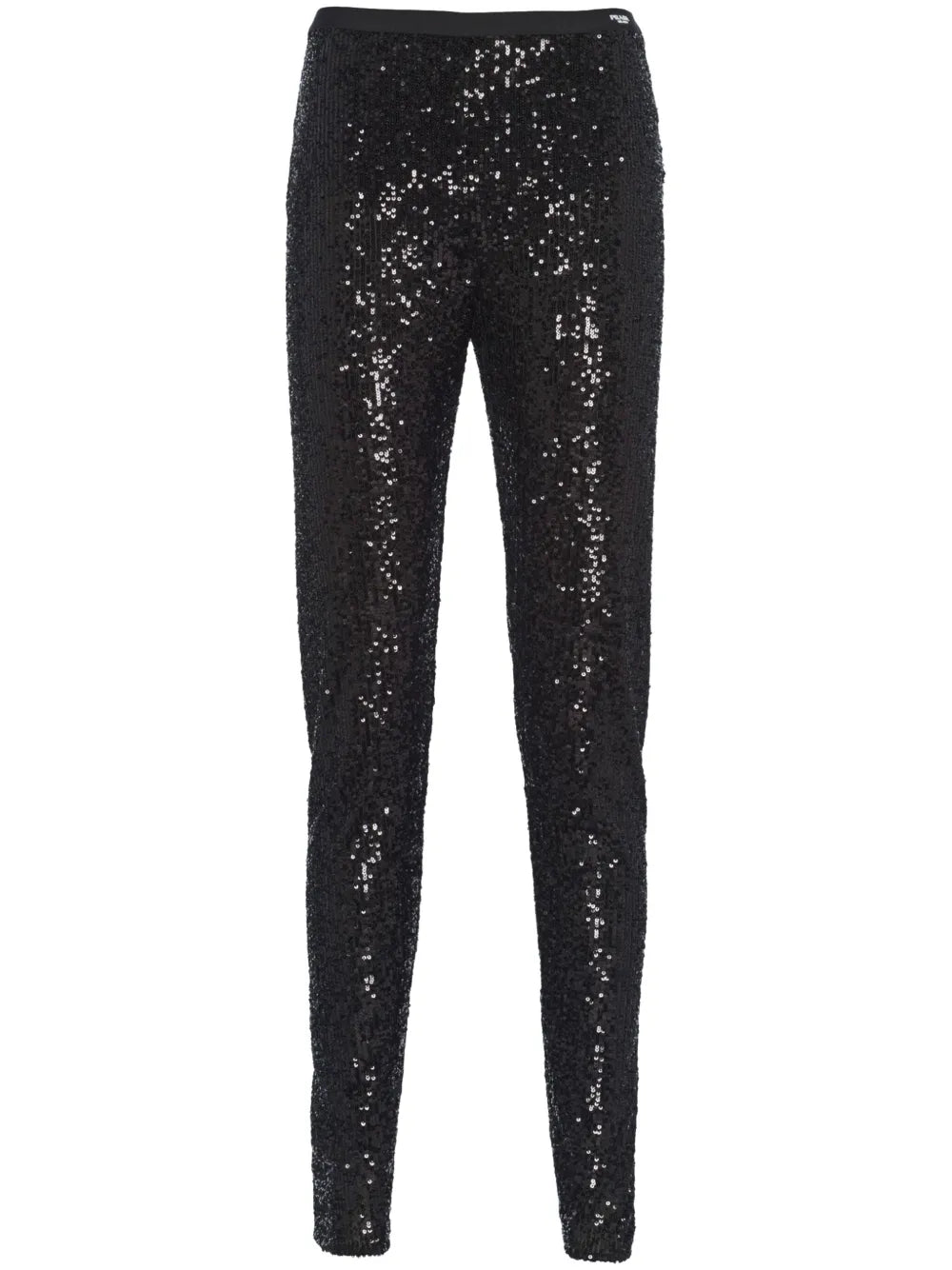 Sequinned Slim-Fit Trousers