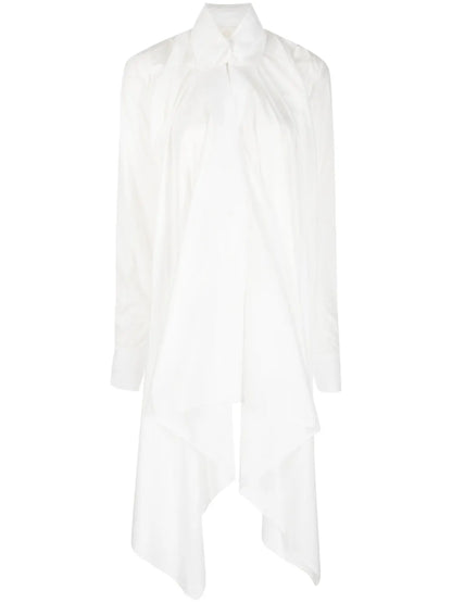 Asymmetric Poplin Shirt